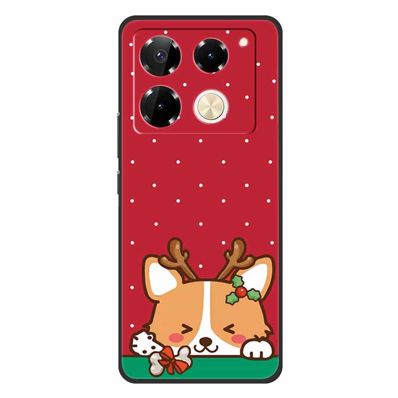 2024 Christmas Phone Cases For Infinix Note 40 Pro 4G 5G Cases Soft TPU Silicone For Note 30 4G  5G  Infinix Note 40Pro 30Pro 4G