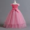 Mädchen Sommerkleid Stickerei Brautjungfer Prinzessin Kleid Kinder für Mädchen Kinder Party Hochzeitskleid