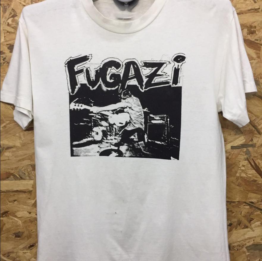 80s Original Fugazi Band T shirt, Music Style Shirt Unisex Cotton Unisex T-Shirt L