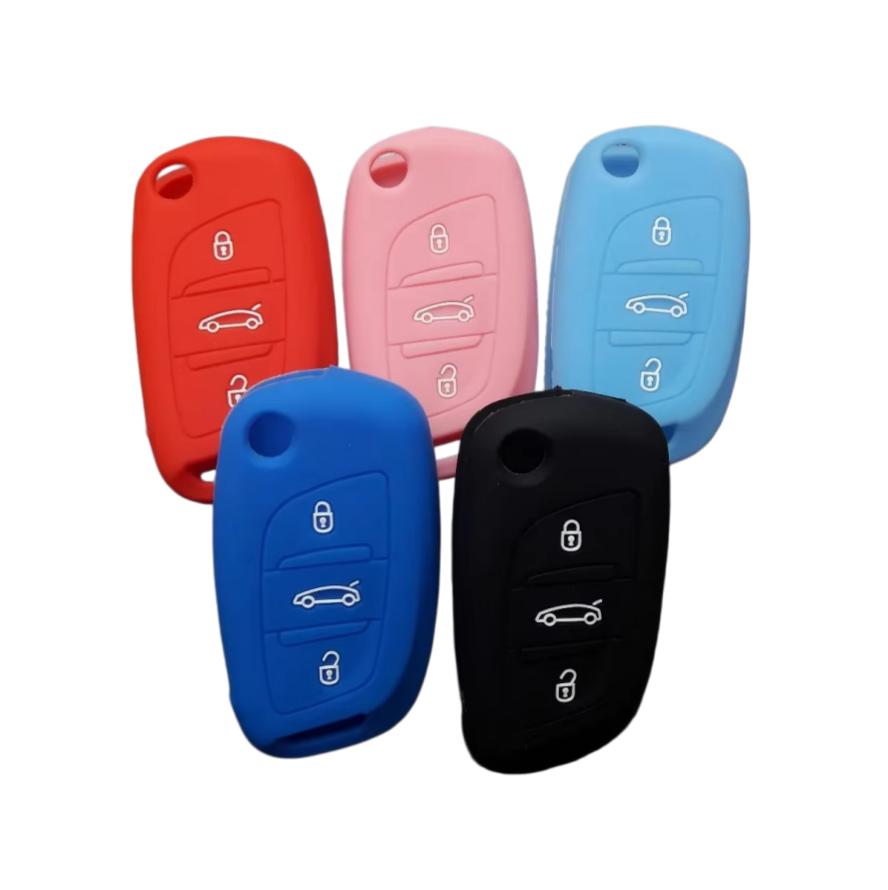Fit For Citroën Peugeot Ds General Motors Remote Key Cover For 308 Ds5 C4L Sagitar Silicone Key Bag