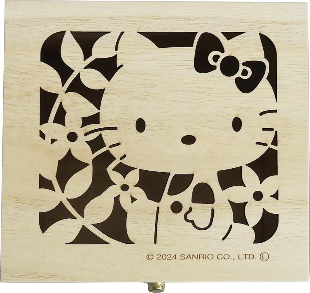Sanrio Characters Hello Kitty Ceramic Mug in Wooden Gift Box Large 350ml Conservative Heisei Retro Minimalist Gift Birthday Tableware Kitty Goods