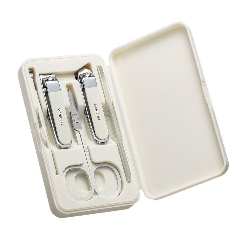 Nail clippers five-piece set, seven-piece set, nail clippers, ear picks, small scissors and other nail trimming tools