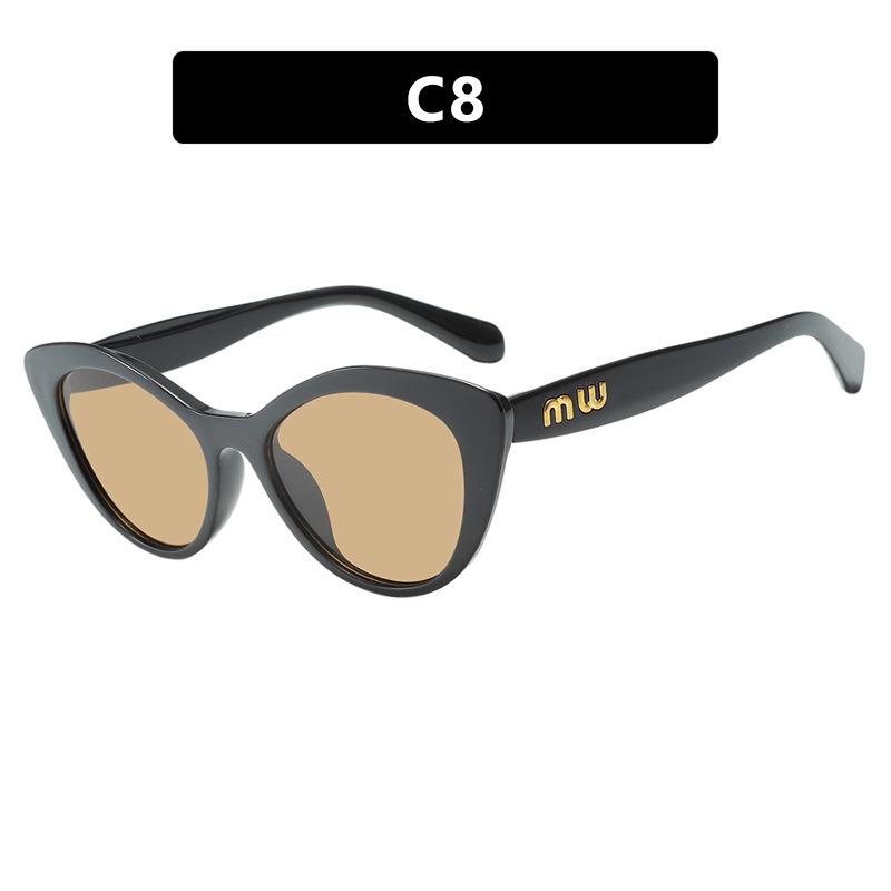 Cat Eye Sunglasses Uv Protection Skinny Spice Girl Sunglasses Shading Advanced Sunglasses Women