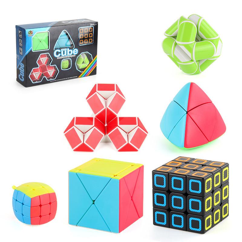 Unique Panxin Shaped Magic Cube Set With Colorful Three Layered Cubes For Brain Teasers