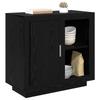 Sideboard in Black Oak Look 80 x 40 x 75 cm Engineered Wood