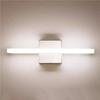 A25F-Brushed Dimmable LED Lights For Bathroom, Vanity Light Bar 16" Inch, Modern Lighting Fixtures Above Mirror 8W