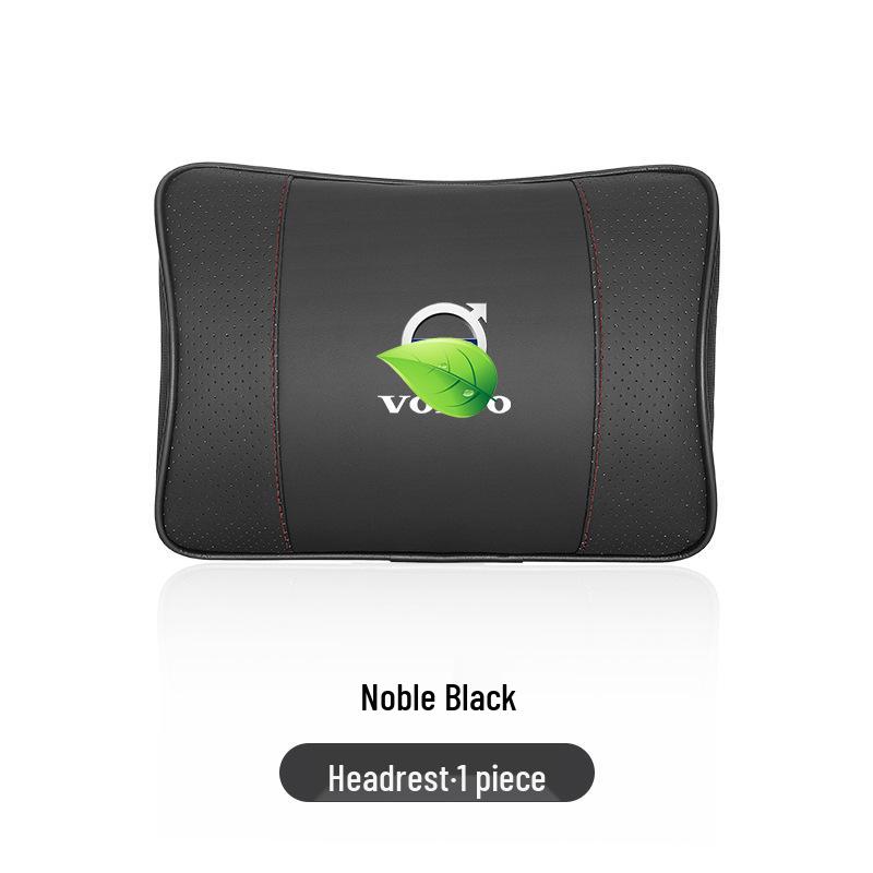 Volvo Car Neck & Lumbar Support Pillow for S60/S90/XC60/XC40 - Memory Foam Backrest Cushion