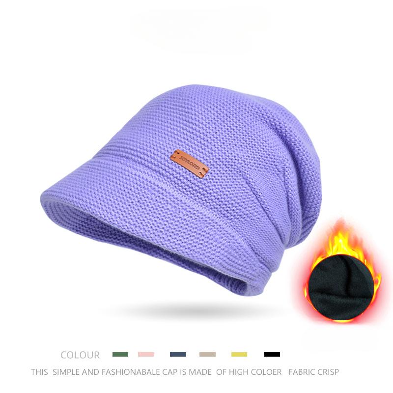 Winter Warmth Beanie Thermal Knitted Hat for Women for Skiing, Cycling