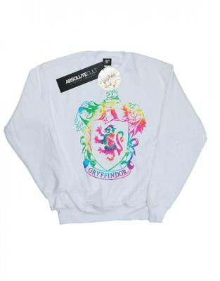 Womens/Ladies Gryffindor Crest Tie Dye Infill Sweatshirt