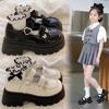 2026 Neue Frühjahrs- und Herbst-Lederschuhe mit weicher Sohle für Mädchen, Leichte Freizeitschuhe für Schüler, Mary Jane Trendige Performance-Schuhe