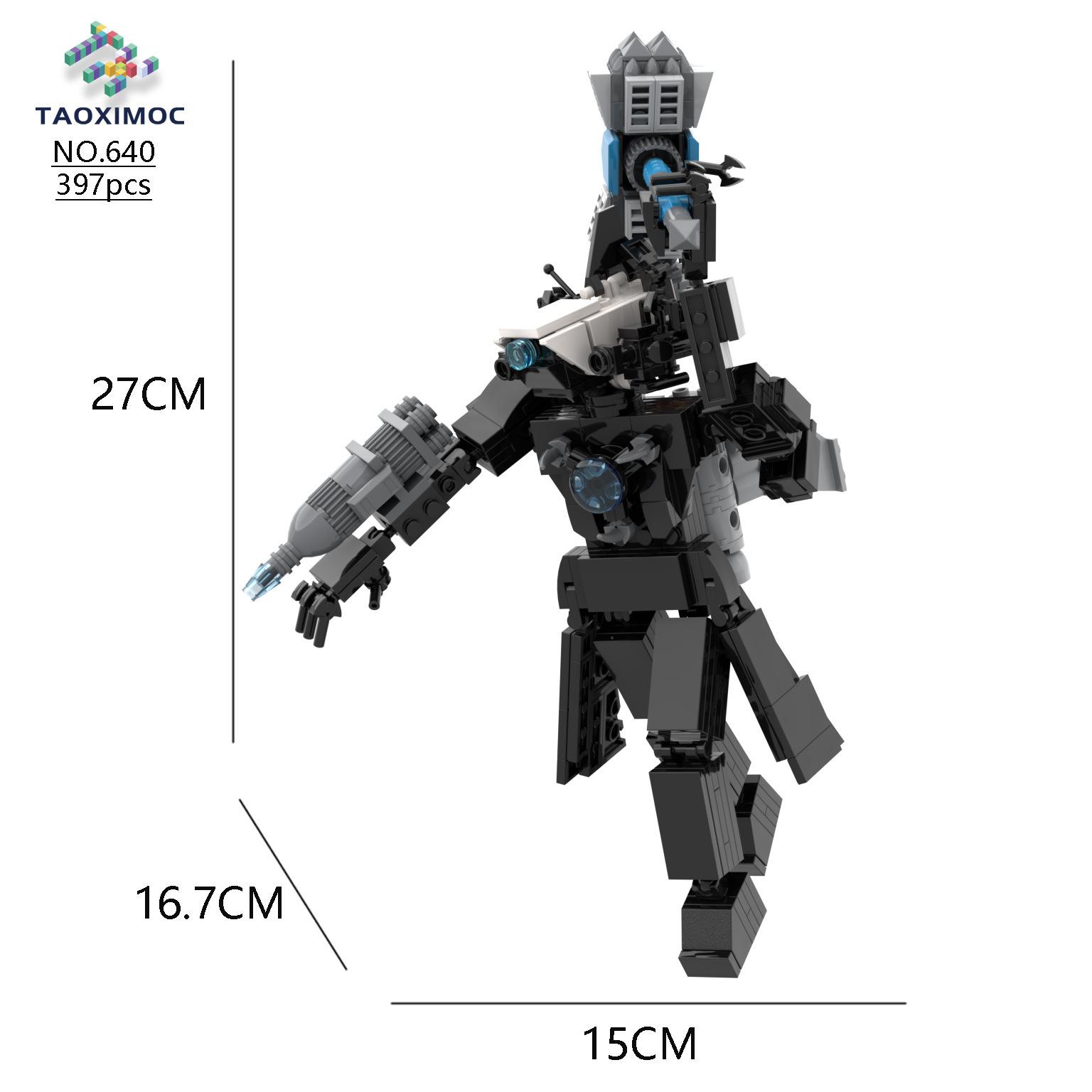 Toilet Man Monitor Man Titan Monitor King TV Man Ornament