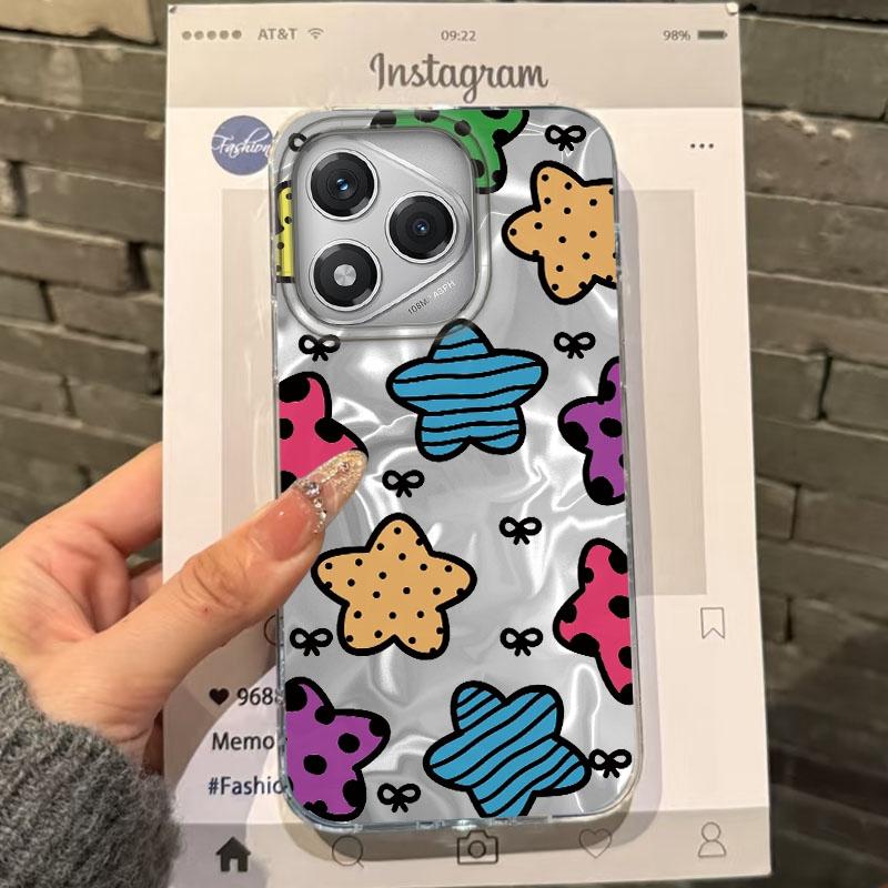 Pink Cherry Bow Leopard Girls Phone Case For Honor 400 Pro X9c Magic7 Magic6 200 Lite Smart X9a X8a X8b X8c X7c Fundas Cover