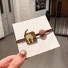 Simple Light Luxury Bear Hair Band Cartoon Hair Rope Girls Tie Hair Rubber Band Headrope Women'S Hair Accessories