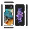 Ginkgo Biloba L. Flower Luxury Gold Foil Art Case for Samsung Galaxy Z Flip3 5G Flip4 Black Hard Phone Cover Flip 3 Shell Zflip3