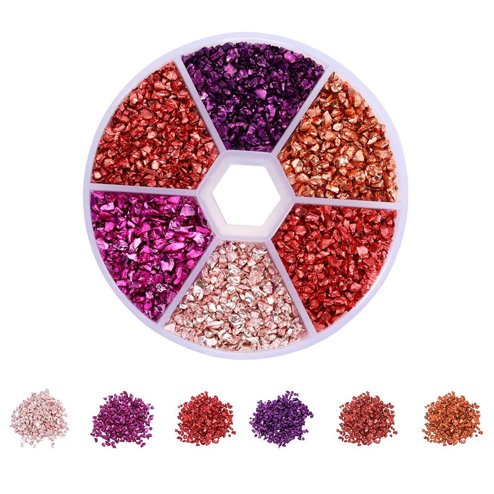 1Box Broken Glass Stones Resin Fillings For Epoxy Resin Mold Crafts Nail Art Decorations Handmade Jewelry Making Mold Fillings