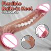 Wearable Realistic Strapon Dildo Skin Testicles Sliding Anal Vagina Sexy Adult Masturbation Big Penis Dildos Sex Toys For Women