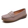Women's Moccasins Casual Slip on Loafers Lady Summer Breathable Minimalist Flats Soft Walking Shoes for Mother