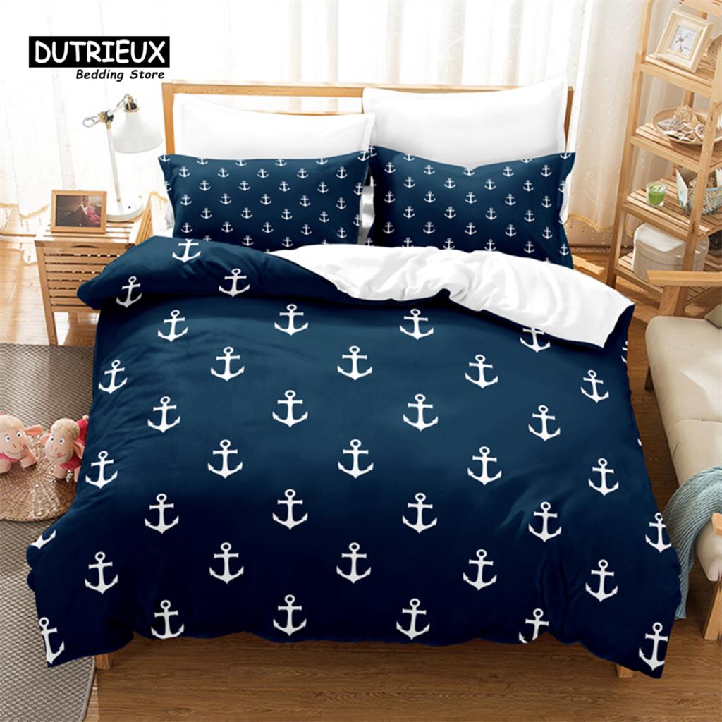 Decorative Pattern Bedding Set, 3Pcs Duvet Cover Set, Soft Comfortable Breathable Duvet Cover, For Bedroom Guest Room Decor