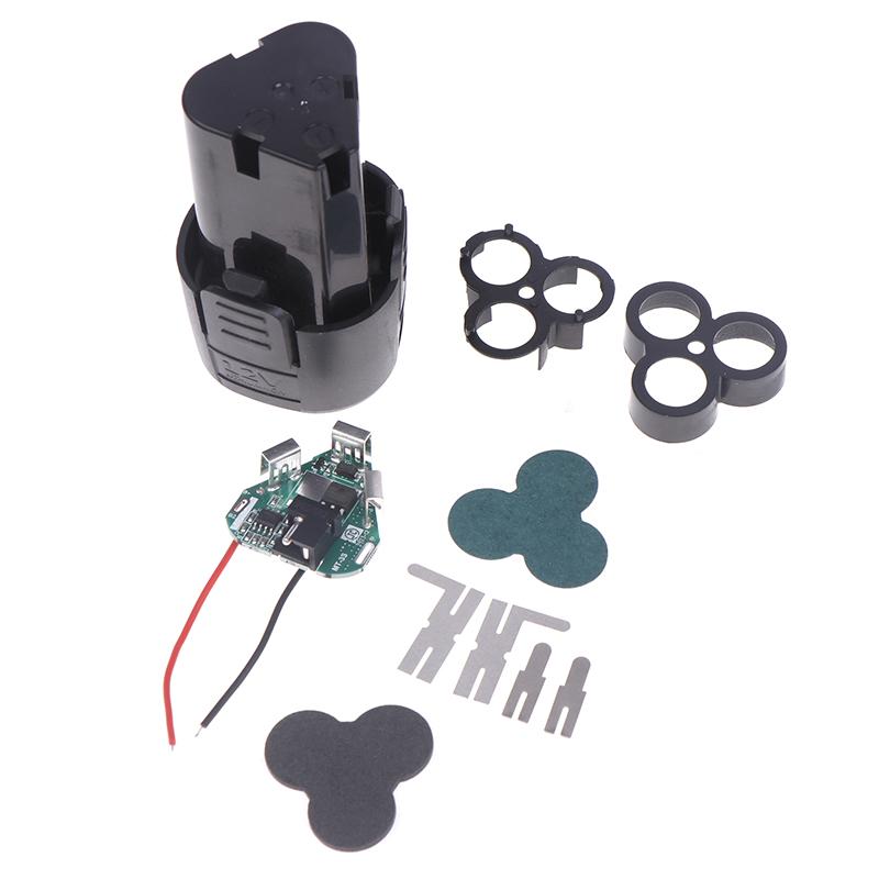 1 Conjunto Ferramenta Elétrica 18650 Caixa de Lítio Pacote de Circuito Carcaça Estojo Suporte Furadeira Manual Alimentação Placa de Proteção de Bateria Li-ion