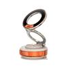 Portable Magnetic Car Phone Holder: Foldable Metal Rotating Mount for Navigation