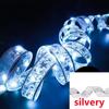 LED Ribbon Decoration Lights 10m Christmas Tree Decoration Ornaments Lace Bows String Lights Navidad Home Decors New Year 2025