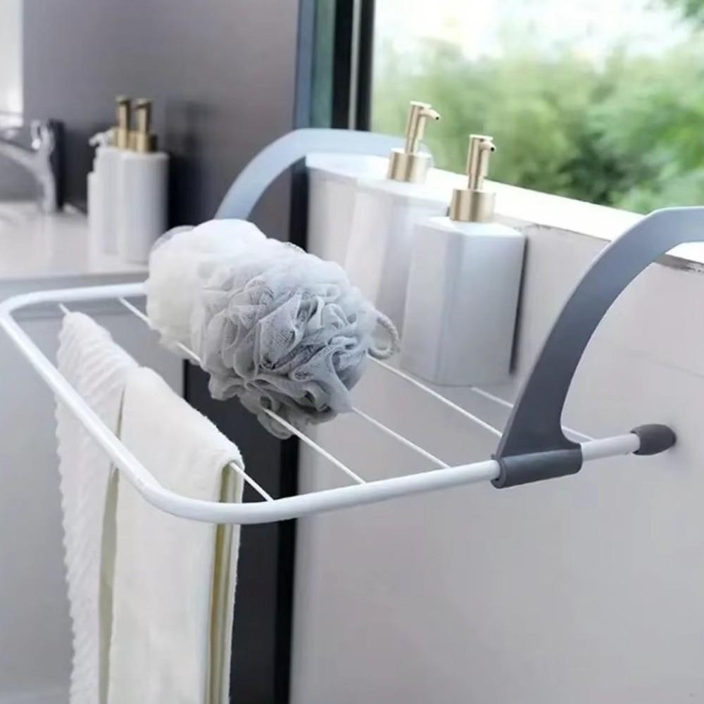 Collapsible Foldable Clothes Hanger Space Saving Shoes Storage Rack  Balcony Use