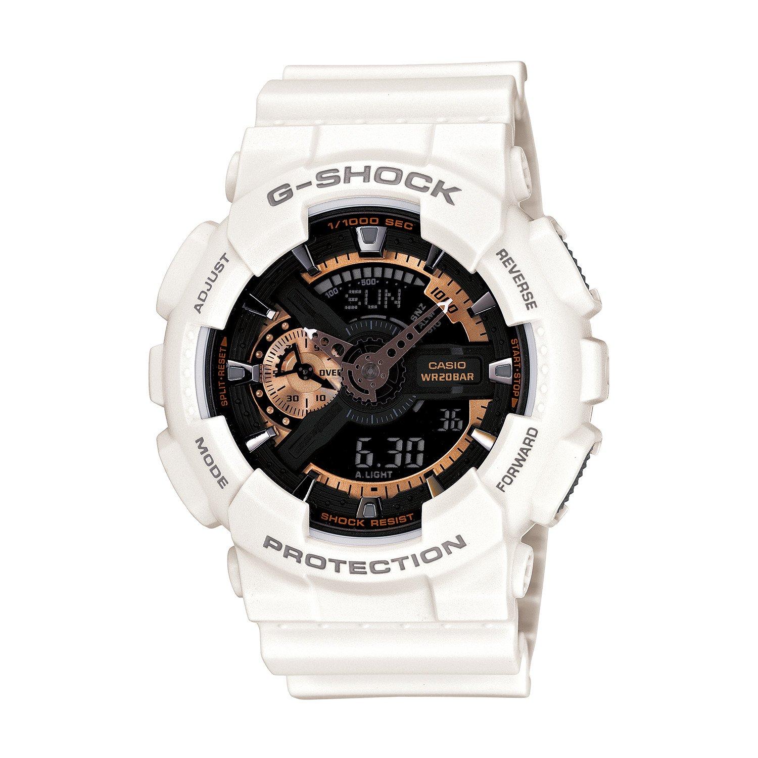 

Casio G-Shock Rose Gold Series Watch, GA-110RG-7AJF, White