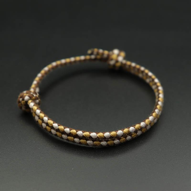 Bohemian 100% Cotton Rope Bracelet Men Women Bohemia Handmade Macram Braslet Adjustable LGBT Brazalete Beach Accessories Gift