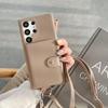 Leather Crossbody Phone Case for Samsung Galaxy S23 FE S24 Ultra S22 S21 Plus A55 A15 A25 A35 A14 A24 A34 A54 Wallet Card Holder