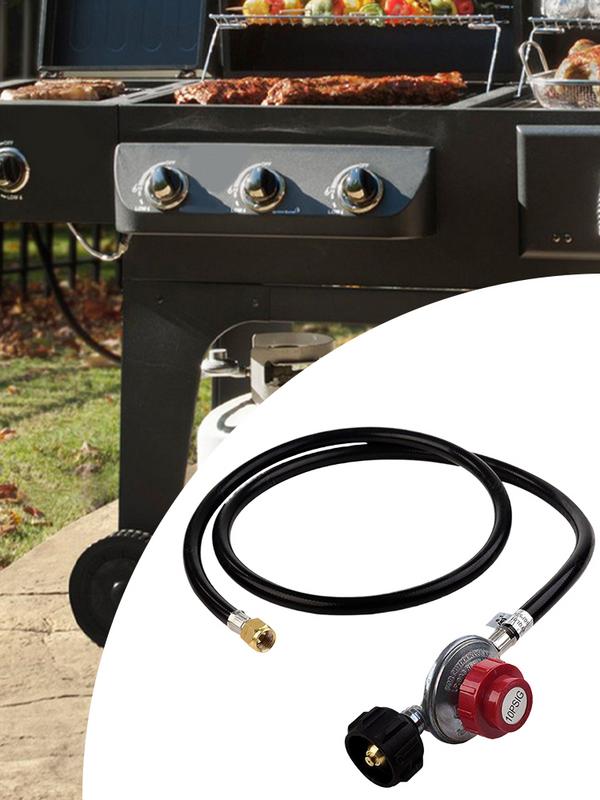 Propane Hose With Regulator 20 PSI Propane Pressure Reducing Valve Propane Adapter Hose Grill Regulator High Pressure Propane