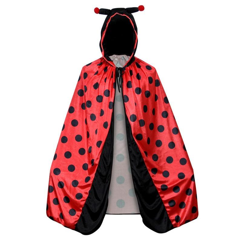 Halloween Ladybug Neutral Cape, Cosplay Masquerade Ladybug Animal Cape Bee Cape