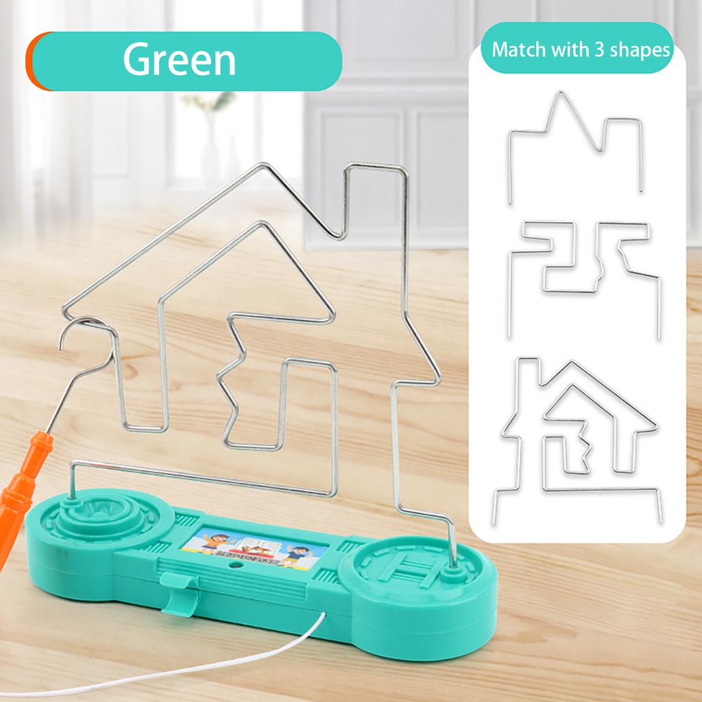 Electric Touch Fire Maze Toy Focus Training Desktop Game Fire Impact Hand Eye Coordination Puzzle Toy