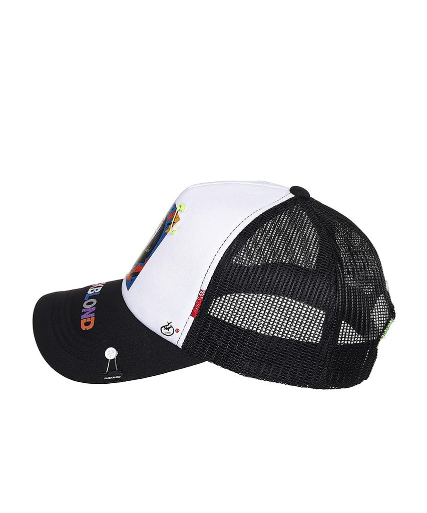 BLACKBLOND Vividi Pop Clash Trucker Mesh Cap (Black)