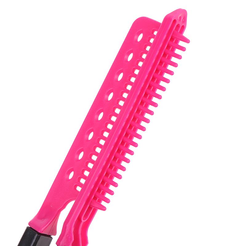 1X Straight Hair Comb Brush Tool For Dry Iron Hair Curl To Straight Hair Shaper