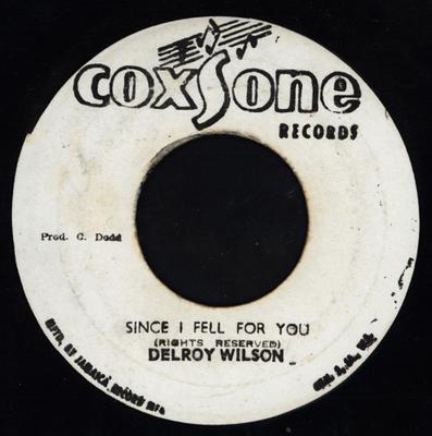 7inch Record DELROY WILSON - Since I Fell For You NONE Coxsone Records 1977 Jamaica Reggae, Ska & Dub Used
