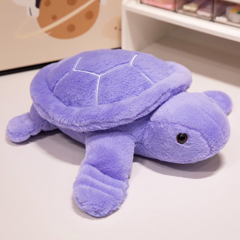 Adorable Soft Turtle Plush Pillow Toy - Small Sea Turtle Doll for Children's Comfort
