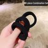 Thickened Black Hair Ties