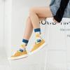 Summer Cotton Socks Trendy Socks Street Personality Illustrations Poached Eggs Harbor Jacquard Medium Tube Socks Socks Couple