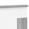Headboard Grey Sonoma Wood Based Material