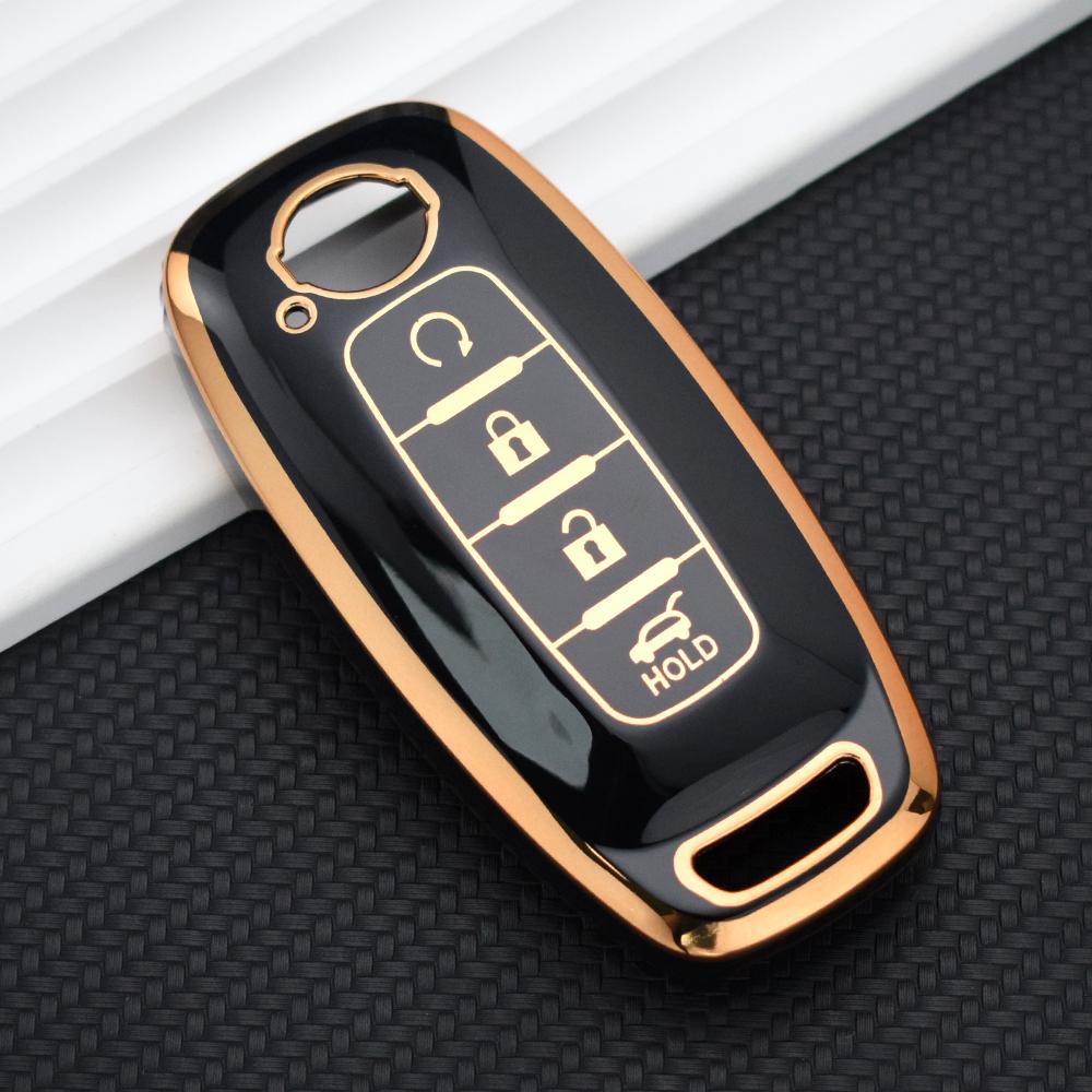 TPU Car Key Case Cover Holder Shell for Nissan Leaf Juke Micra Qashqai J11 X-Trail T32 Tiida Pathfinder Versa Note Patrol Fob