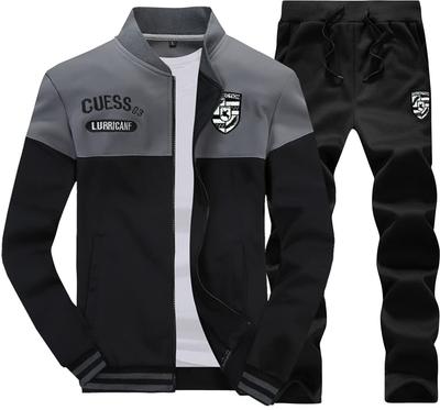 Airby Langarm Trainingsanzug Set mit Sweatshirt und Perfekt für und Lässige Schlanke Perfekt für und Perfekt für Geschäftsstudent Koreanischer Lässiger und