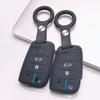 Key Fob Cover for VW Golf Tiguan Passat Polo Octavia A7 Mk7 Mk2 B8 with Keychain Anti-Scratch Surface Shockproof Structure Soft Grip Texture