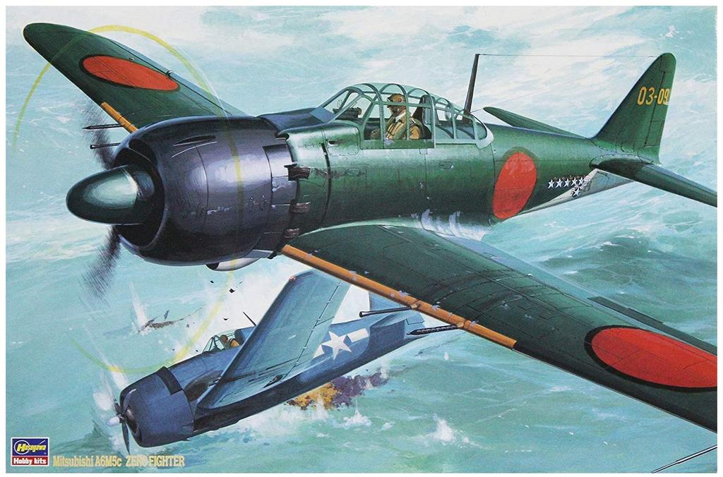 Hasegawa Scale Japanese Navy Mitsubishi A6M5c Zero Fighter Type 52 Hei Plastic Model ST4 1/32