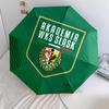 Śląsk Wrocław  pattern, automatic folding umbrella, portable and foldable design, 8 ribs, a Christmas or birthday gift.