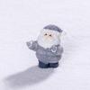 Resin Christmas Figurines Gold Silver Desktop Knick-knacks Cartoon Santa Statue  Party Supplies