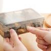 Transparent Double-layer Plastic Jewelry Storage Box Multi-purpose Organizer Container For Hair Clips Necklace Earring Jewelry