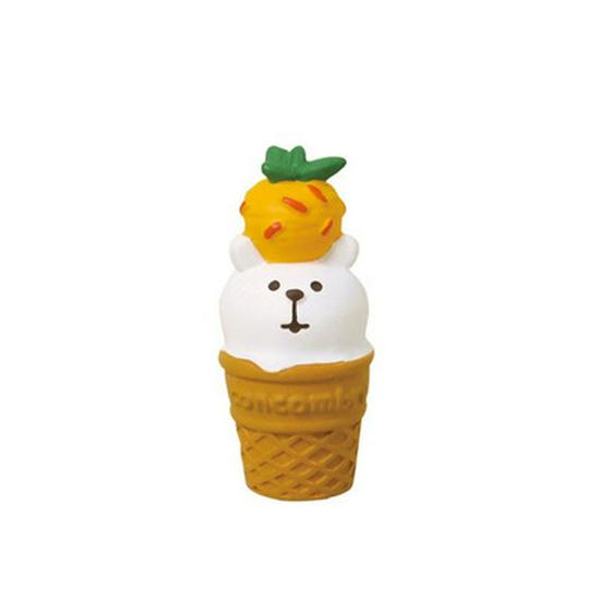 Creative Japanese Zakka Snow Cat Miniature Ornament for Cold Drink Shops