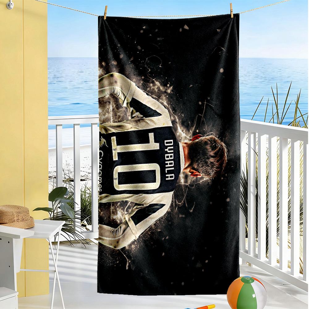 Juventus Celebration Moment Beach Towel Quick-Dry Soft Microfiber Comfortable Lightweight