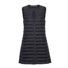 New light down jacket women's medium and long loose and thin versatile vest jacket vest buttons trendy