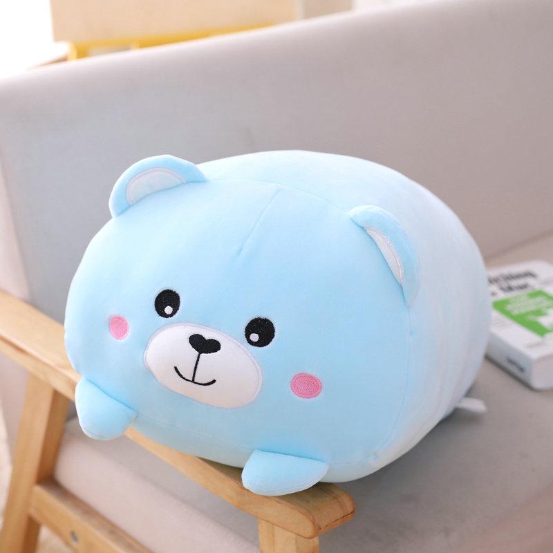 20cm Lovely Animal Sweet Dinosaur Pig Cat Bear Plush Toy Soft Cartoon Panda Hamster Elephant Deer Stuffed Doll Baby Pillow Gift